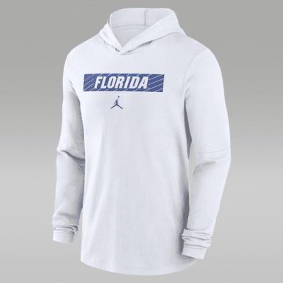 Florida Gators Sideline Men's Jordan Dri-FIT College Long-Sleeve Hooded Top Product Image