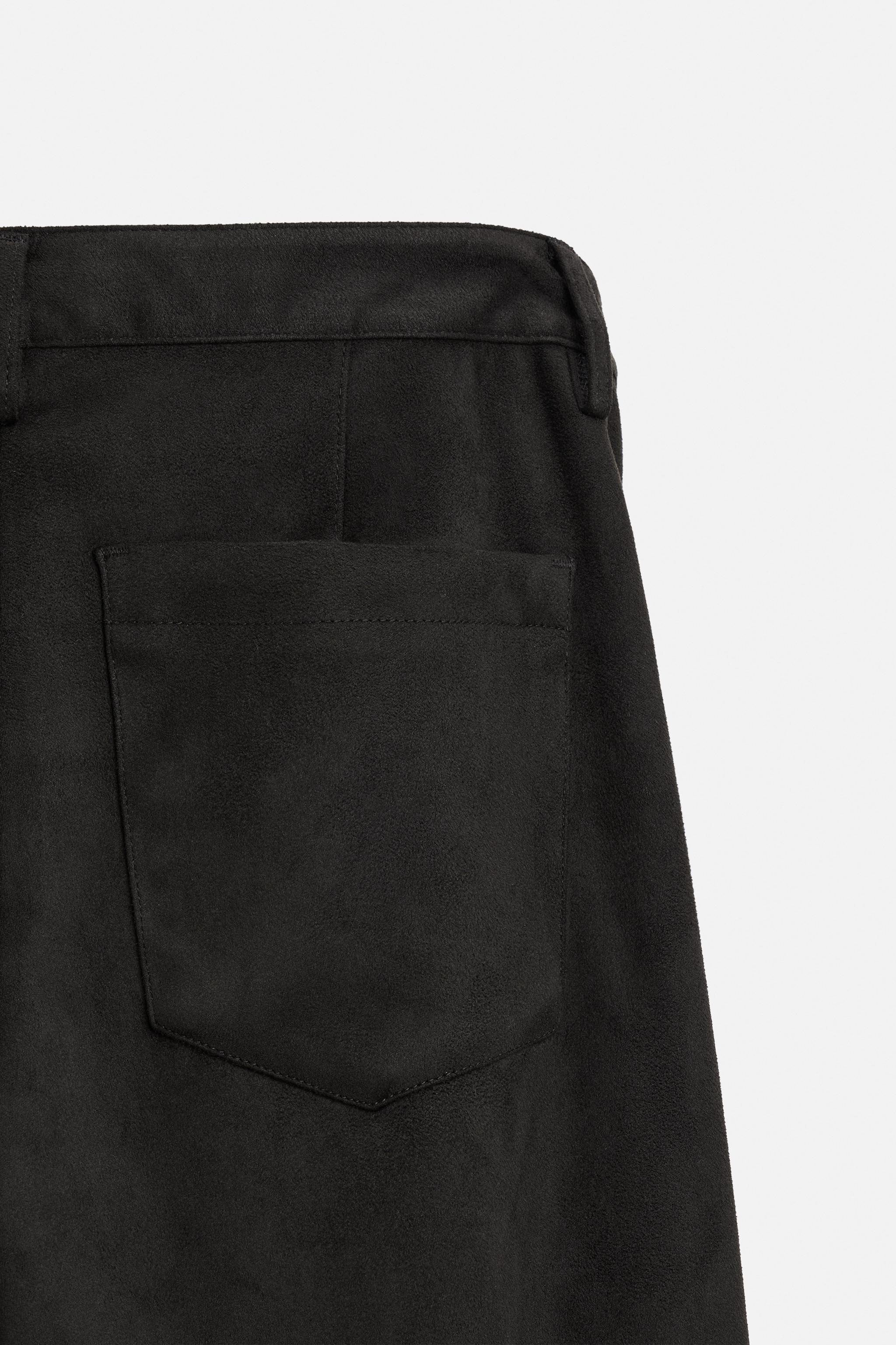 FAUX SUEDE PANTS Product Image