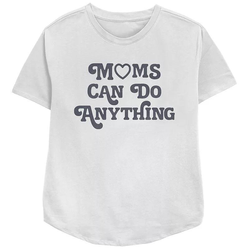 Womens Moms Can Do Anything Relaxed Fit Graphic Tee Product Image