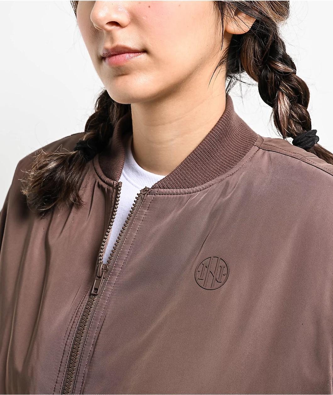 Ninth Hall Orion Brown Bomber Jacket Product Image