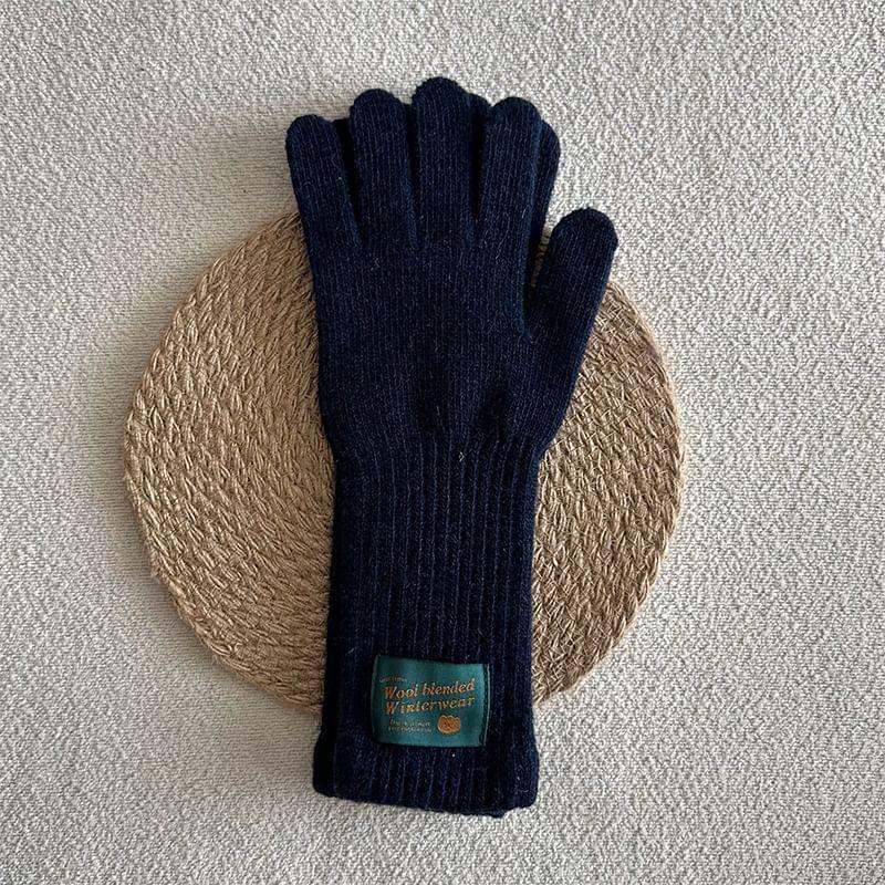 Plain Knit Gloves Product Image