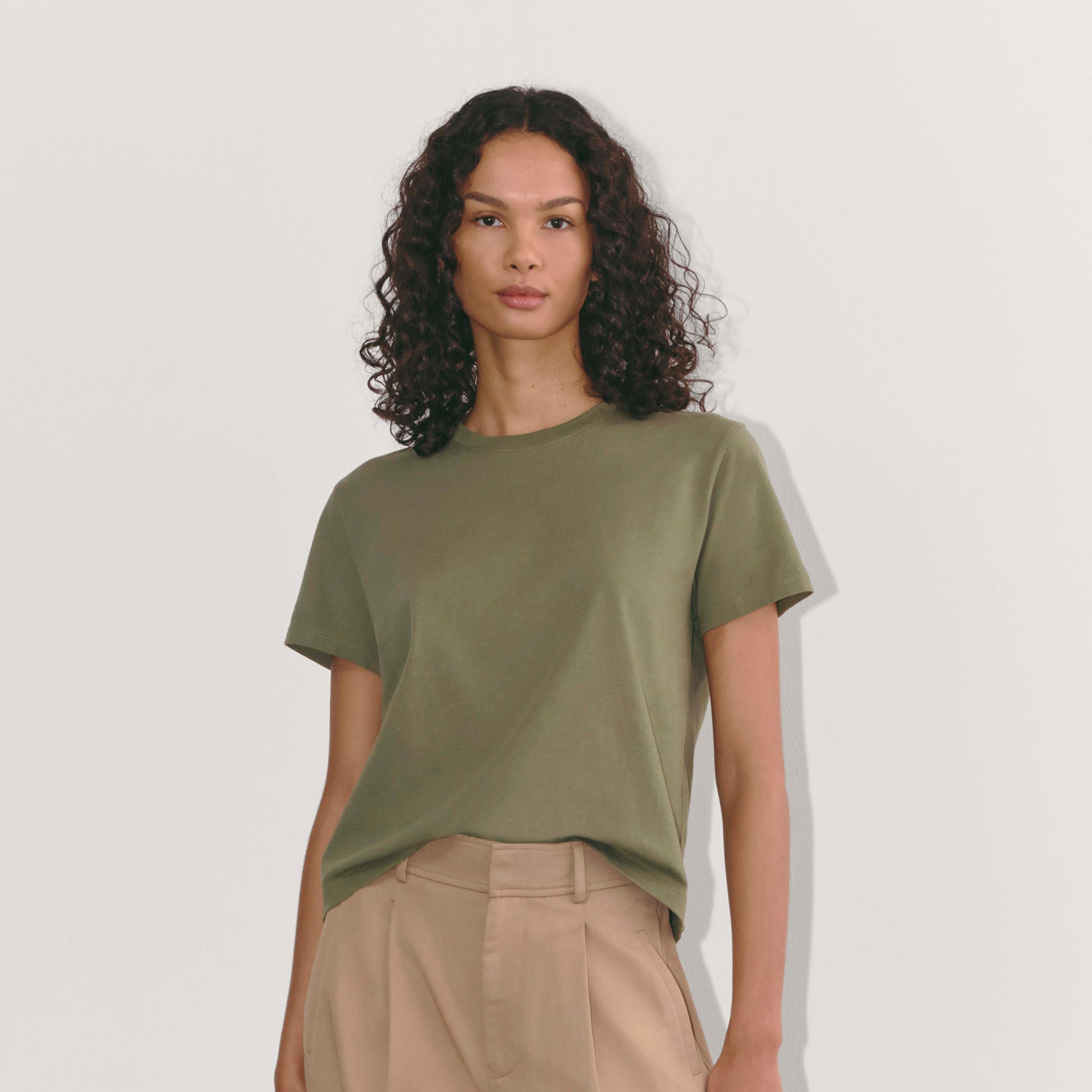 The Box-Cut Tee in Essential Cotton Product Image