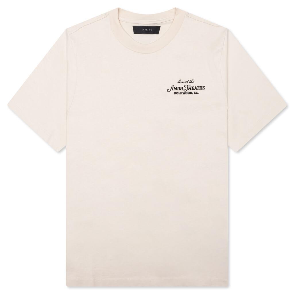 Amiri Theatre Flocked Tee - Alabaster Male Product Image