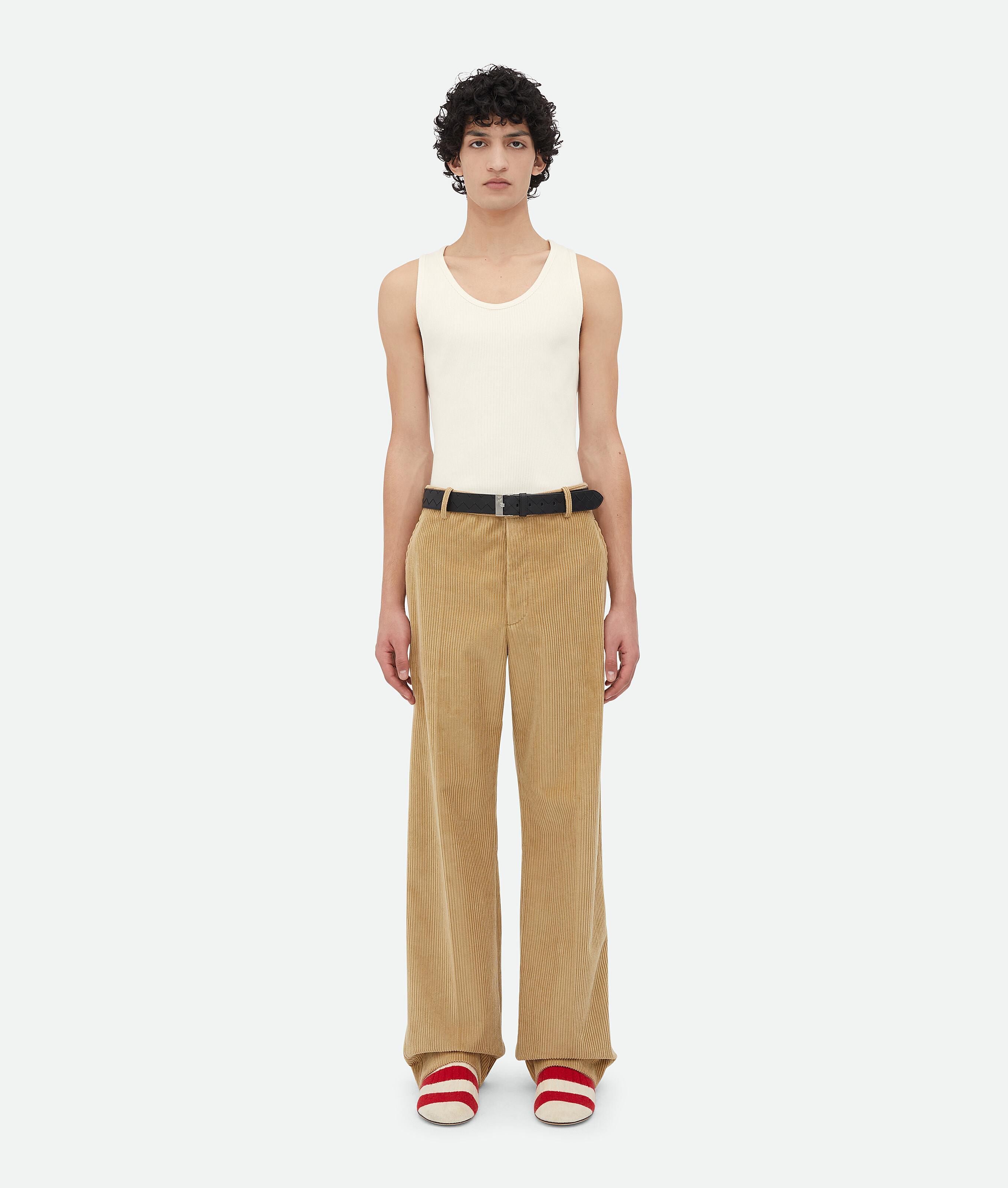 Men's Corduroy Trousers in Pale oak Product Image