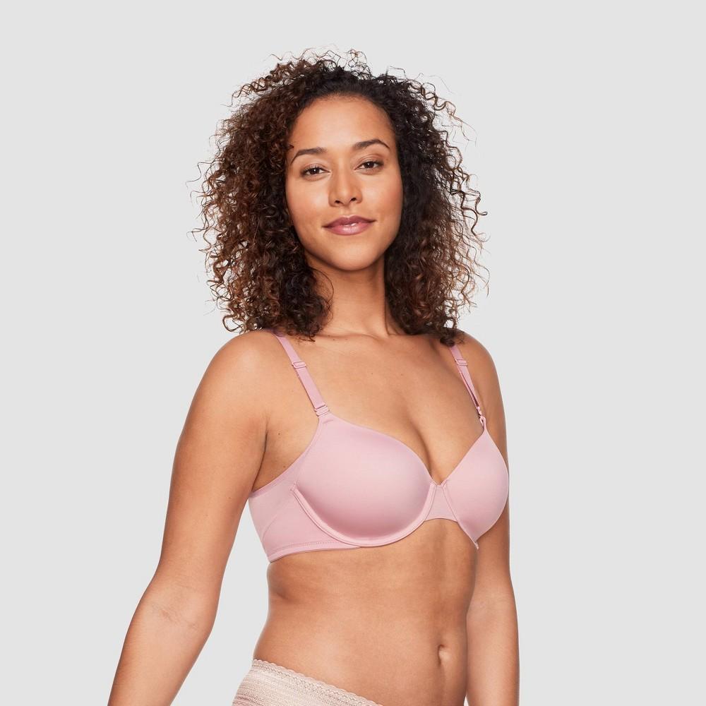 Simply Perfect by Warners Womens Underarm Smoothing Mesh Underwire Bra - Sunset Blush 34C Product Image