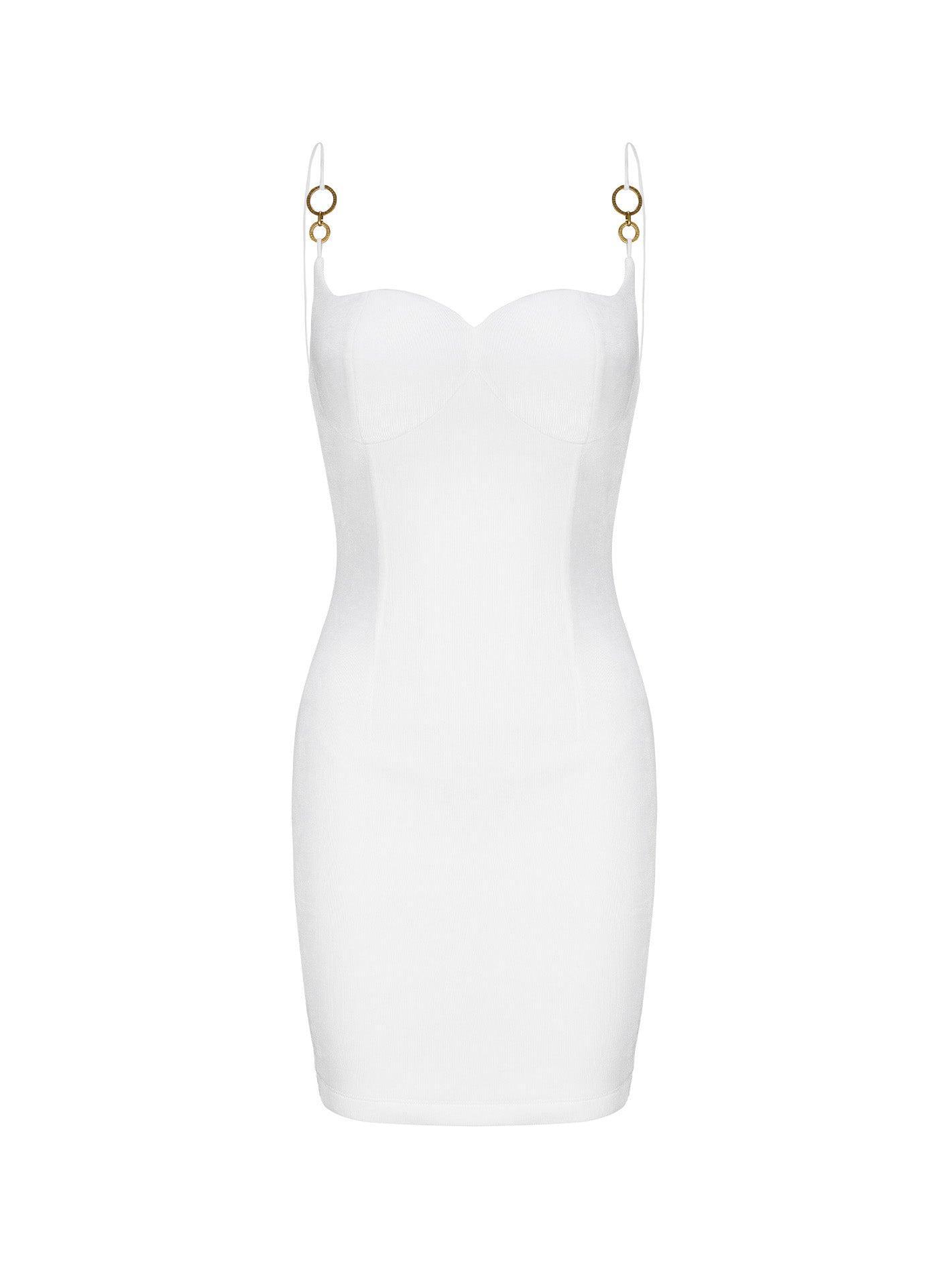 Nadia Dress (White) Product Image