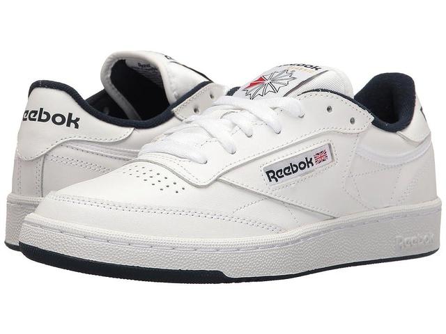 Mens Reebok Club C 85 Athletic Shoe - White / Navy Product Image