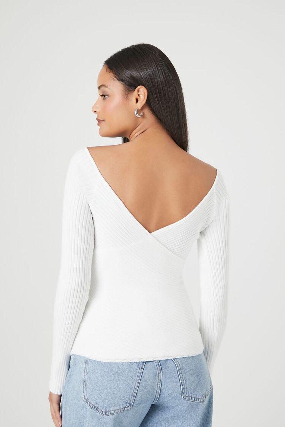 Ribbed Surplice Sweater | Forever 21 Product Image