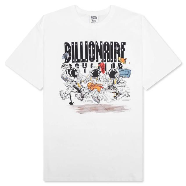 BB Now Boarding Ss Tee - Bleach White Male Product Image