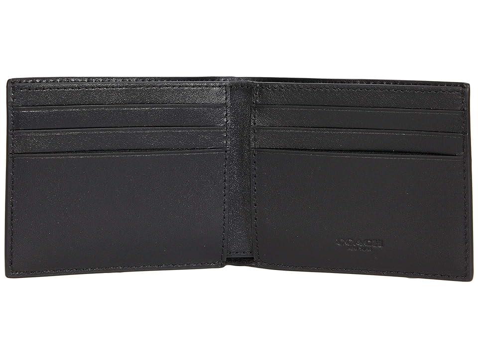 COACH Signature Coated CanvasLeather Slim Billfold Wallet Product Image