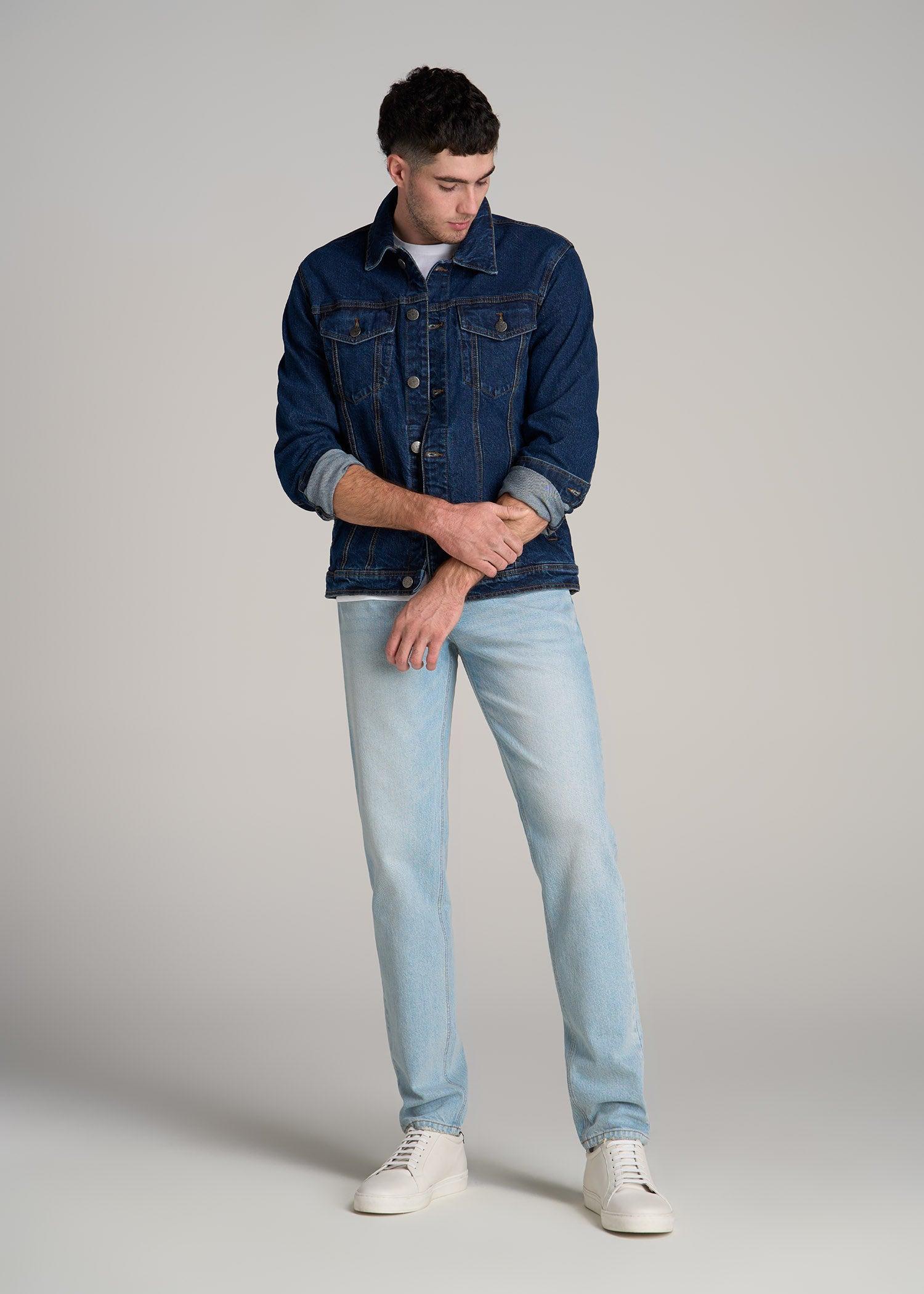 Milo RELAXED TAPERED FIT Jeans for Tall Men in Salt Lake Wash Male Product Image