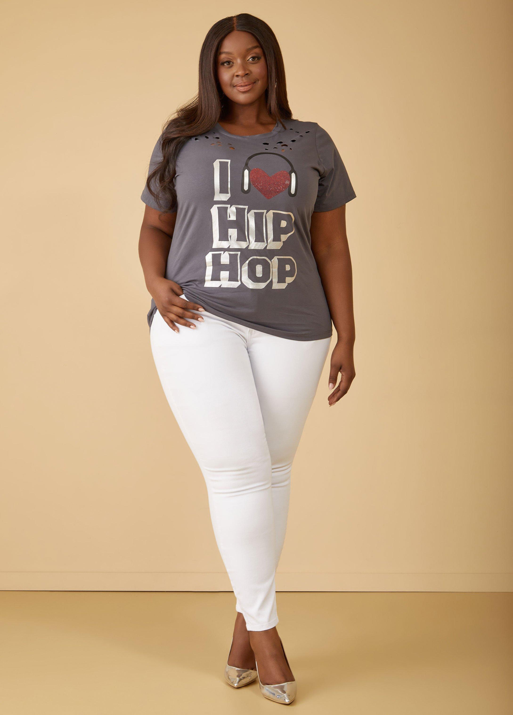 I Love Hip Hop Graphic Tee Product Image