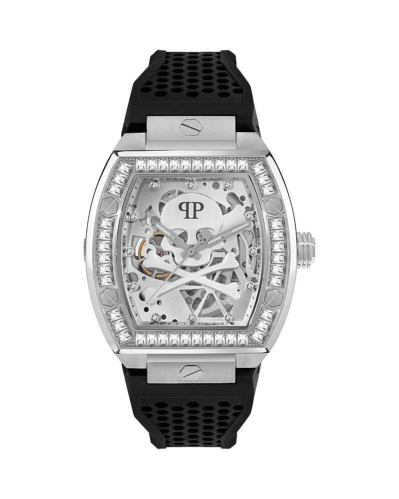 PHILIPP PLEIN The $keleton Silicone Strap Watch, 44mm Product Image