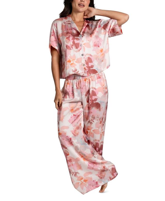 Women's 2-Pc. Joplin Satin Pajamas Set Product Image