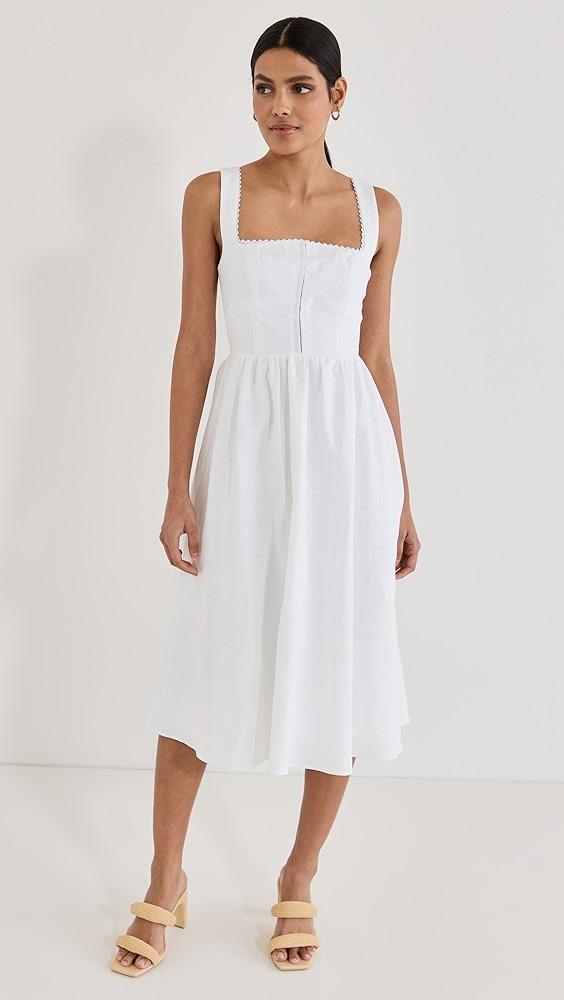 Reformation Tagliatelle Linen Dress | Shopbop Product Image