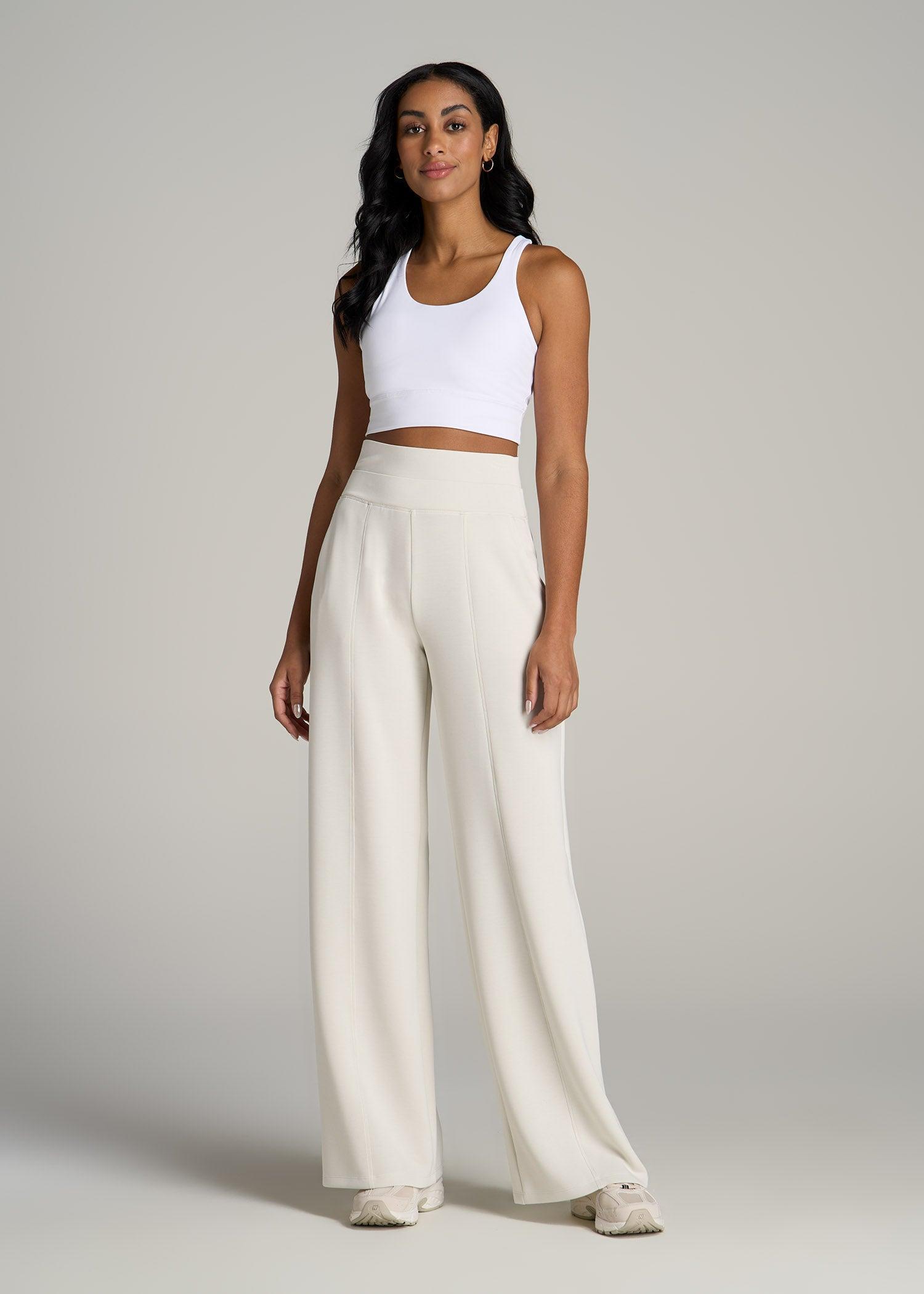 Butter Wide Leg Ultra High Rise Pant for Tall Women in Pearl Female Product Image