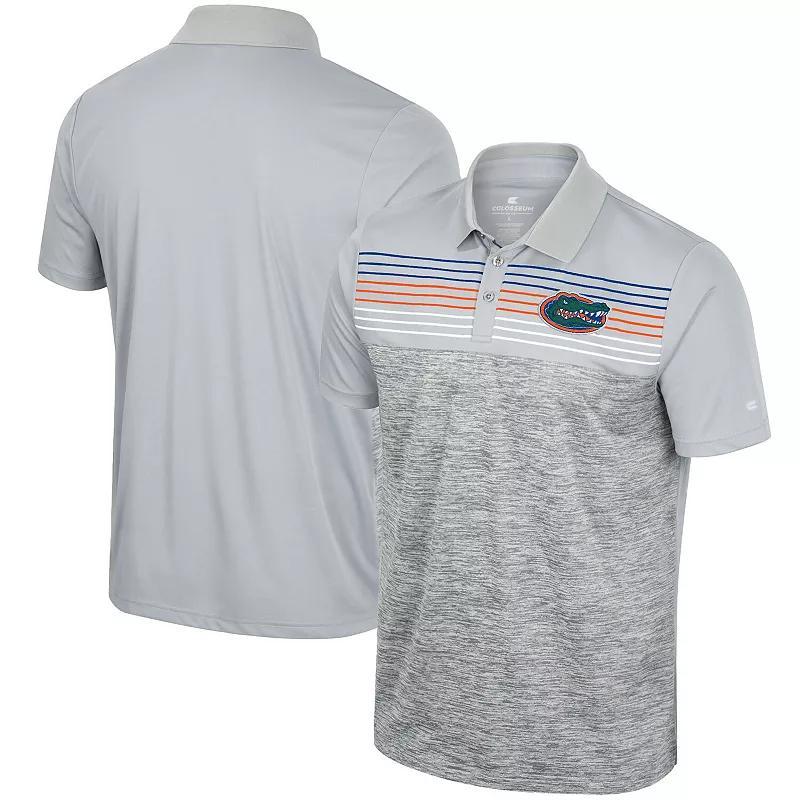 Mens Colosseum Gray Florida Gators Cybernetic Polo Product Image