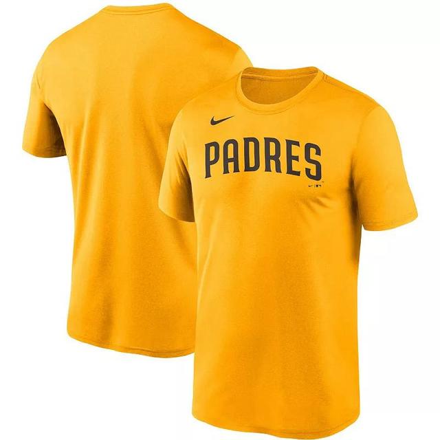 Mens Nike San Diego Padres Wordmark Legend Performance T-Shirt Product Image