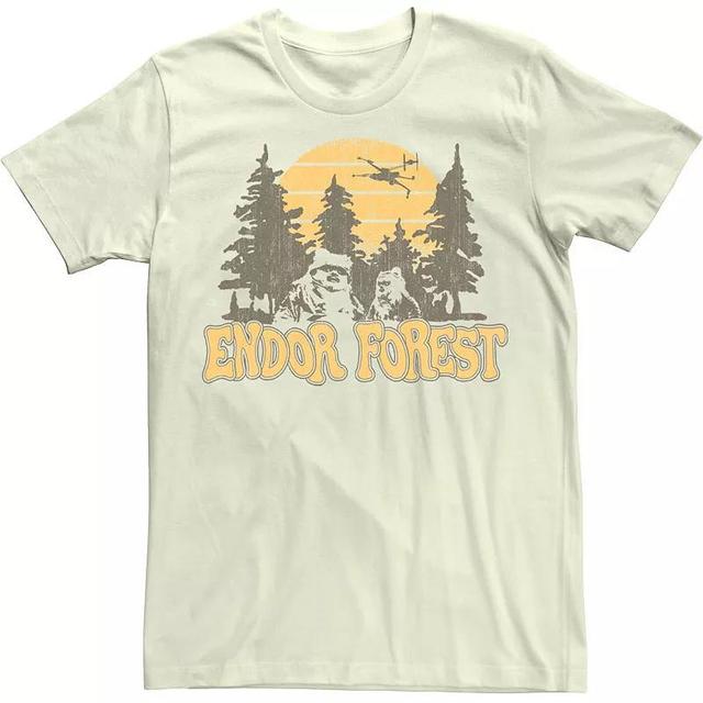 Mens Star Wars Ewoks Endor Forest Sunset Tee Product Image