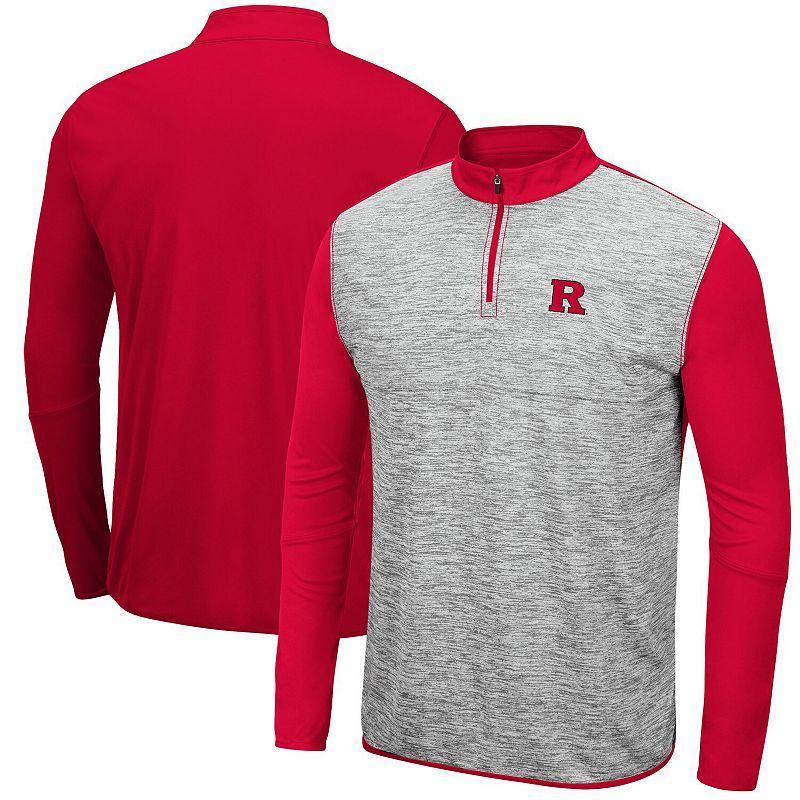 Mens Heathered Gray Washington State Cougars Prospect Quarter-Zip Jacket - Heathered Gray Product Image