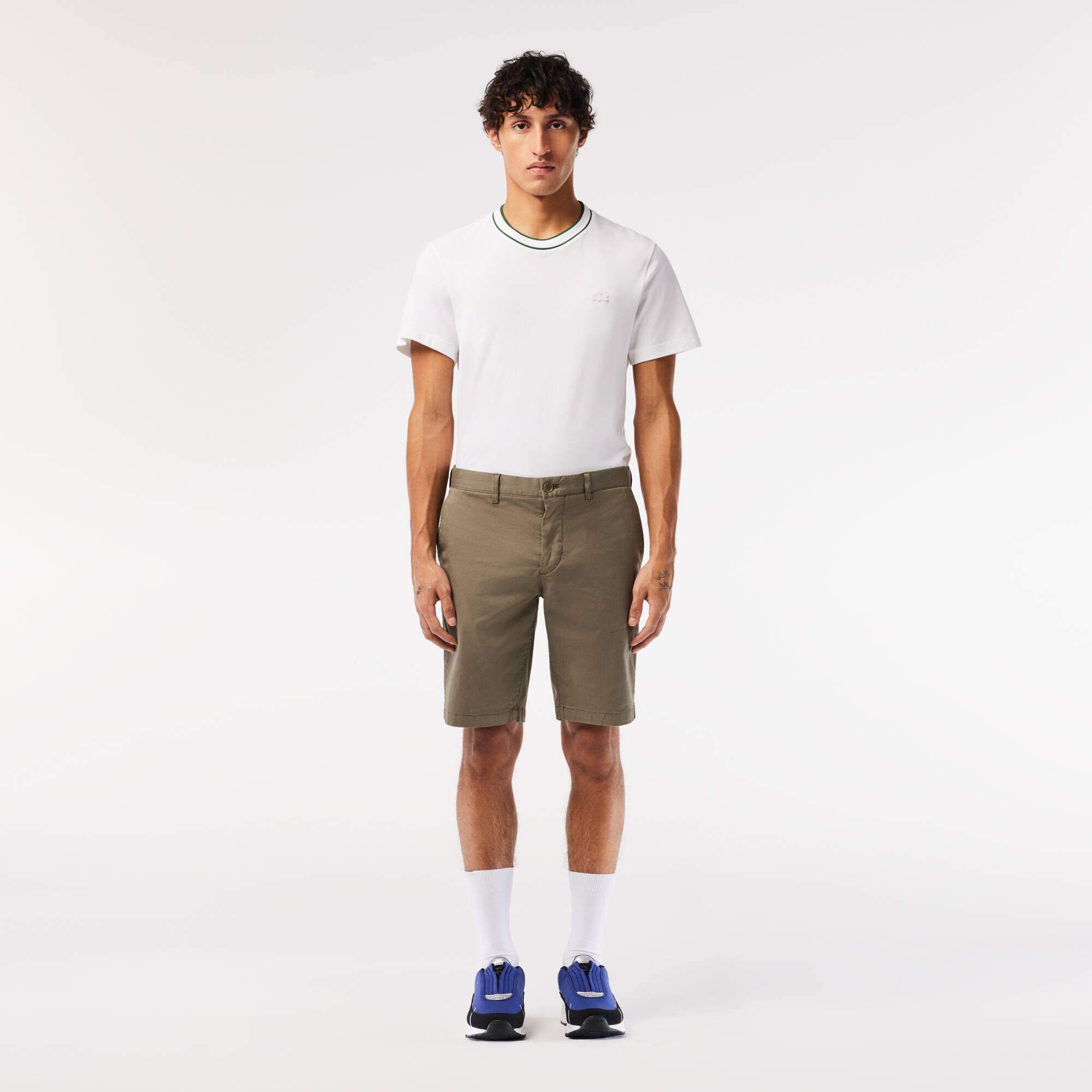 Men's Slim Fit Stretch Cotton Shorts Product Image