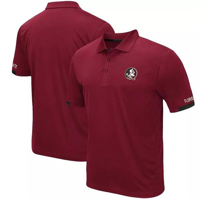 Mens Colosseum Garnet Florida State Seminoles Santry Lightweight Polo Product Image