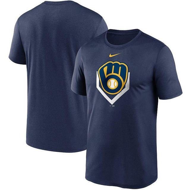 Mens Nike Milwaukee Brewers Icon Legend Performance T-Shirt Blue Product Image