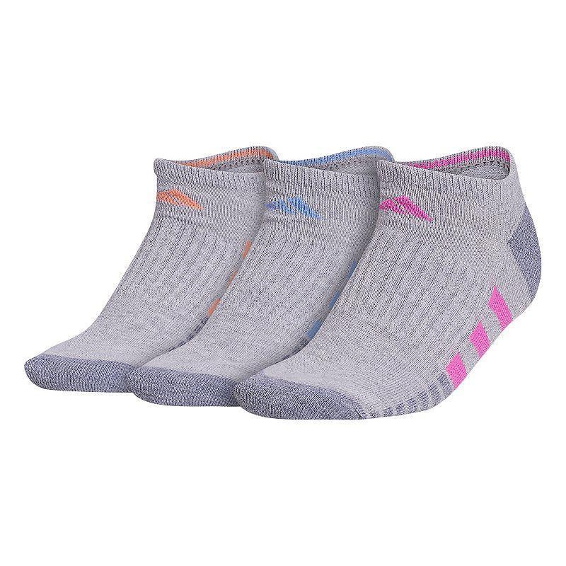 adidas Womens 3-Pk. Cushioned 3.0 No Show Socks Product Image