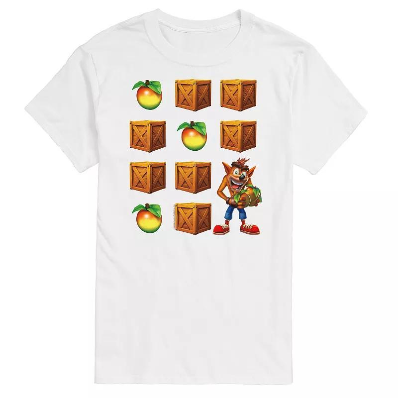 Mens Crash Bandicoot Crate Grid Tee Product Image