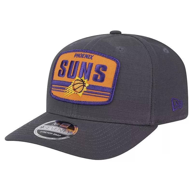 Mens New Era Graphite Phoenix Suns Team Elevated Patch 9SEVENTY Adjustable Hat Product Image