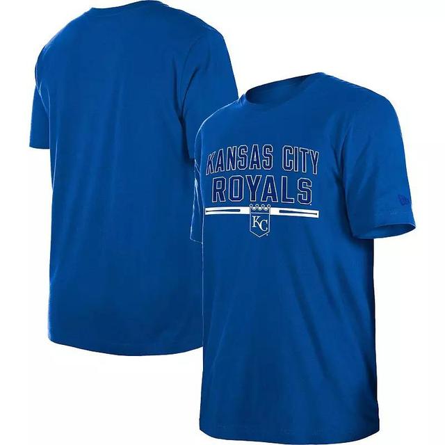 Mens New Era Royal Kansas City Royals Batting Practice T-Shirt Product Image