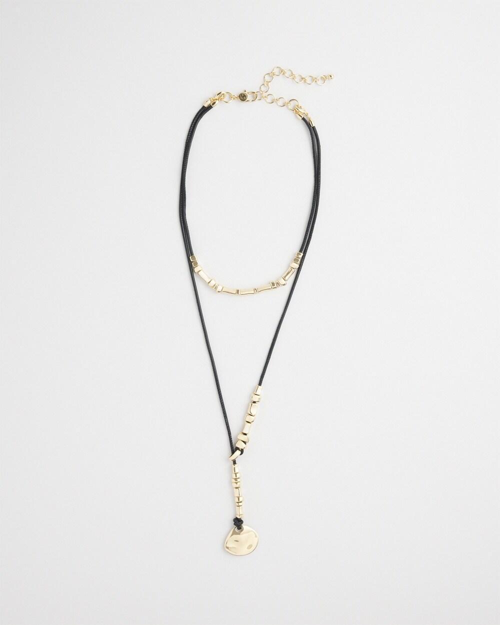 Convertible Gold Tone Y-Necklace   Chico's - Gold - Women Product Image