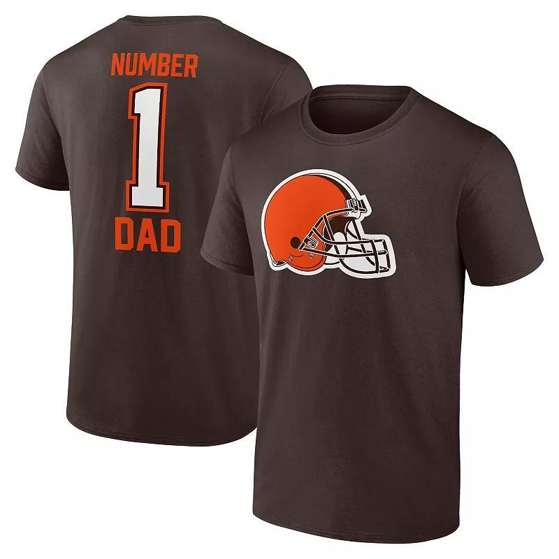 Mens Fanatics Branded Cleveland s #1 Dad T-Shirt Product Image