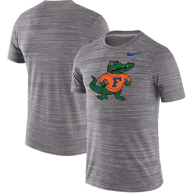 Mens Nike Charcoal Florida Gators Big & Tall Historic Logo Velocity Space Dye Performance T-Shirt FLD CHARCO Product Image