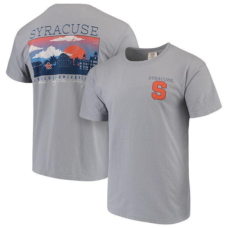 Mens Gray Syracuse Orange Comfort Colors Campus Scenery T-Shirt Product Image