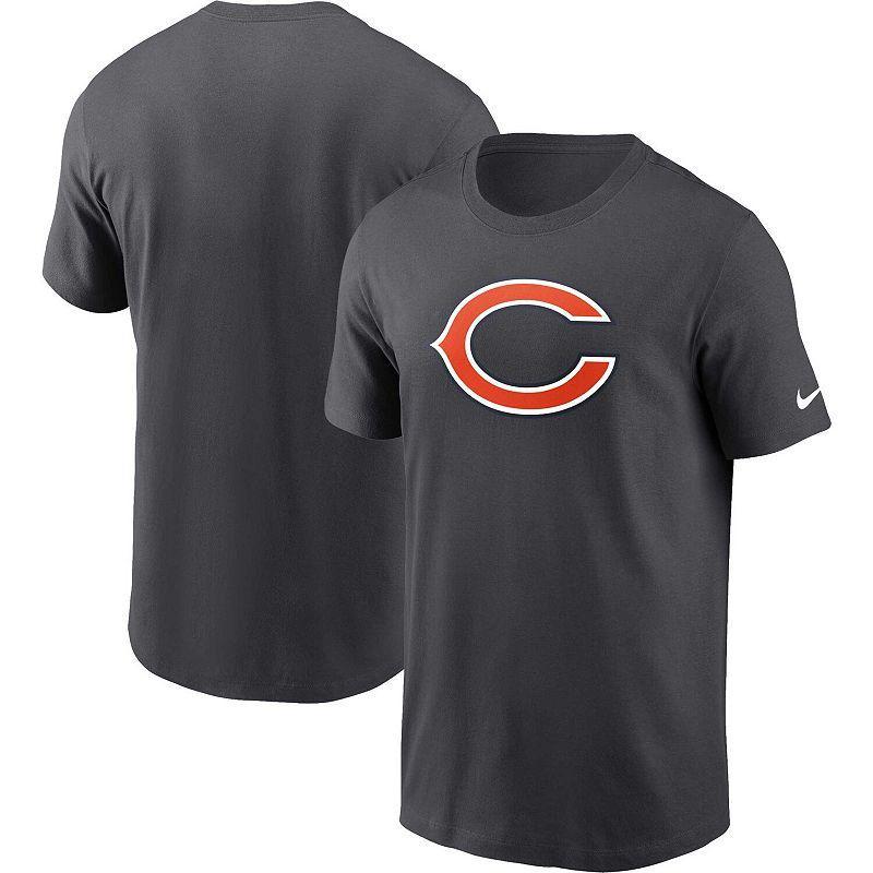 Mens Nike Anthracite Chicago Bears Logo Essential T-Shirt Product Image