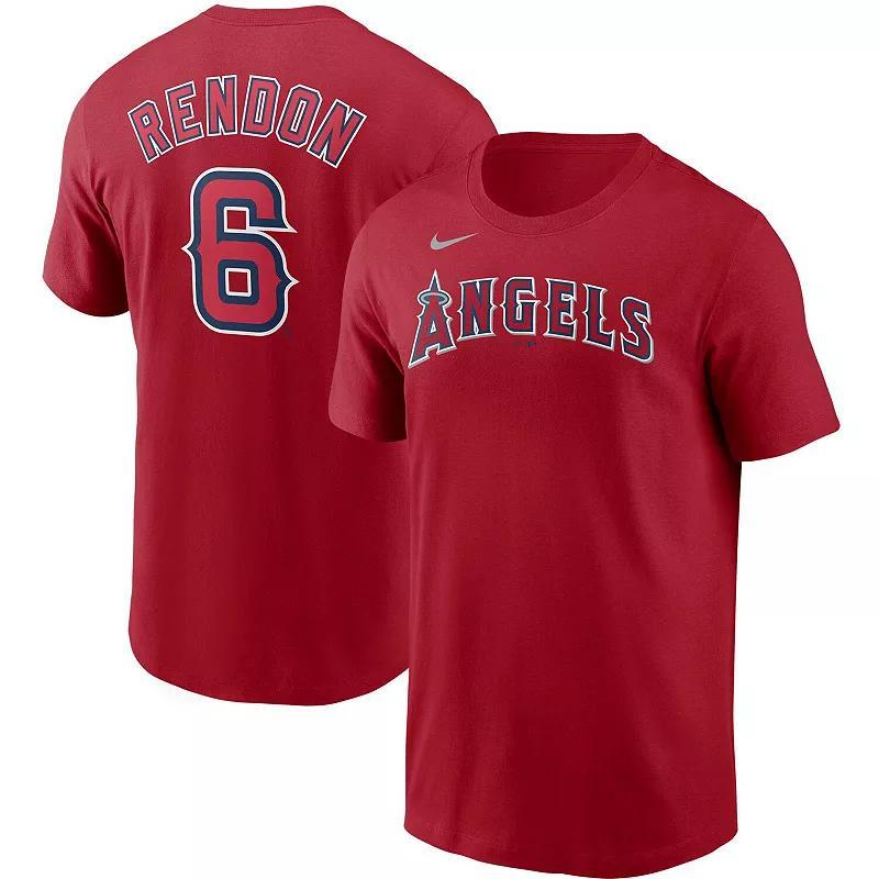 Mens Nike Anthony Rendon Los Angeles Angels Name & Number T-Shirt Product Image