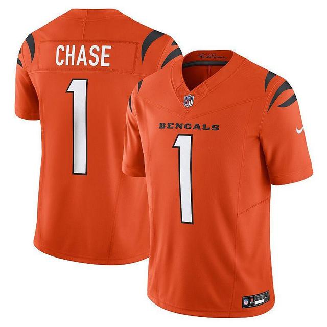 Nike Mens JaMarr Chase Cincinnati Bengals Vapor F.u.s.e. Limited Alternate 1 Jersey - Orange Product Image