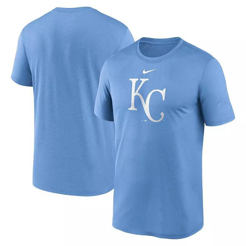 Mens Nike Light Blue Kansas City Royals Legend Fuse Large Logo Performance T-Shirt Product Image