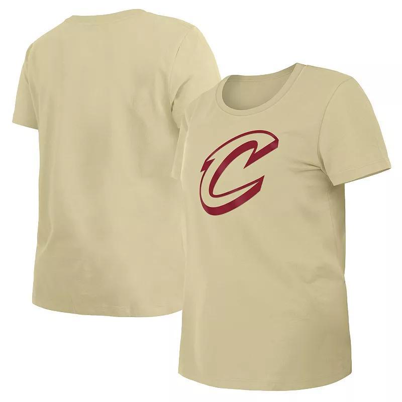 Womens New Era Tan Cleveland Cavaliers 2023/24 City Edition T-Shirt Product Image