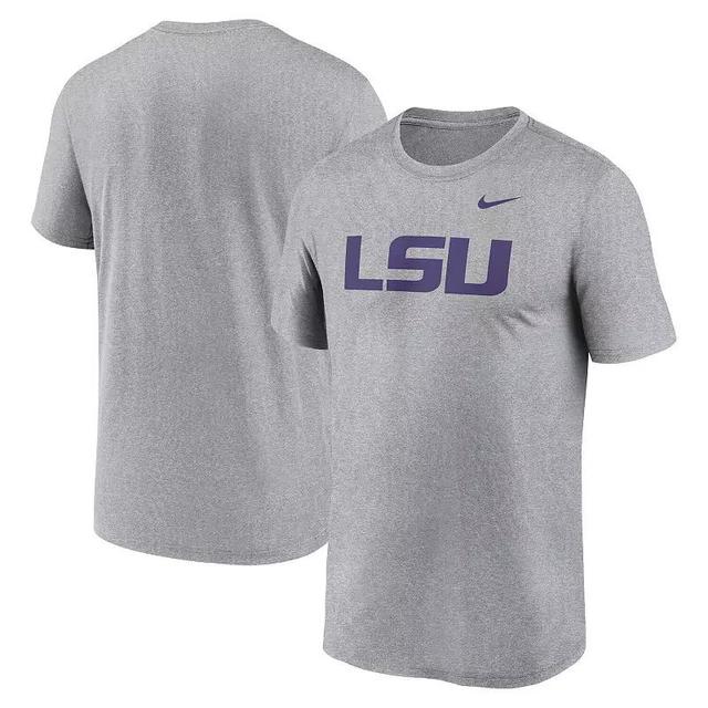 Mens Nike Heather Gray LSU Tigers Primetime Legend Logo T-Shirt Product Image