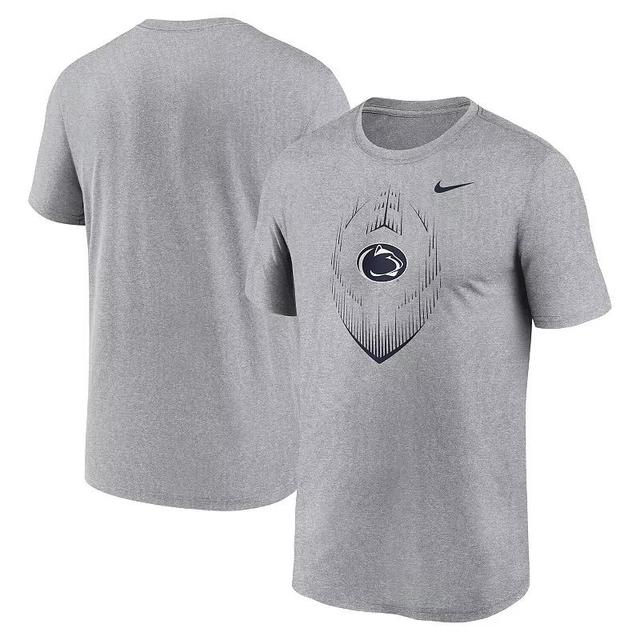 Mens Nike Heather Gray Penn State Nittany Lions Primetime Legend Icon Performance T-Shirt Product Image