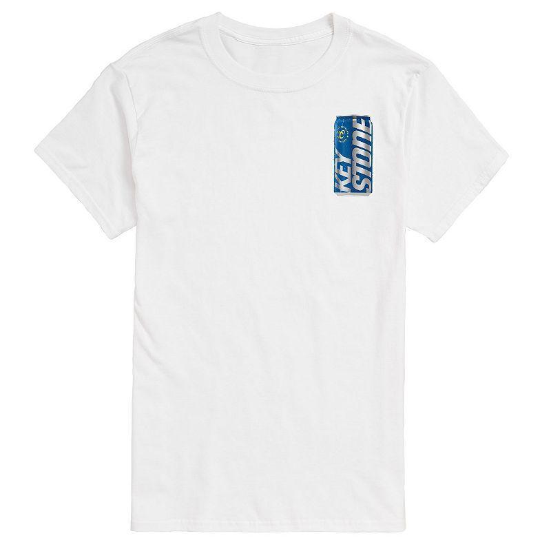 Mens Keystone Light Bottle Can Graphic Tee Product Image