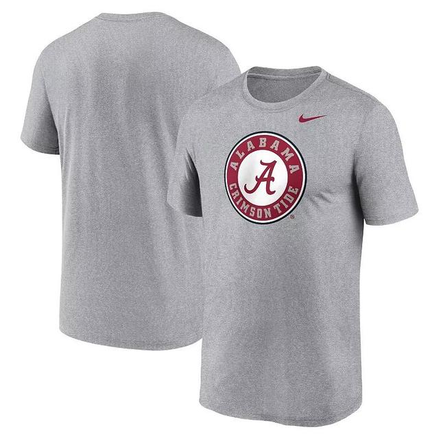 Mens Nike Heather Gray Alabama Crimson Tide Primetime Legend Alternate Logo T-Shirt Product Image