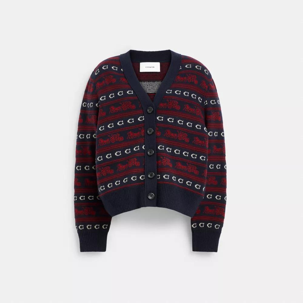 Horse And Carriage Cardigan Product Image