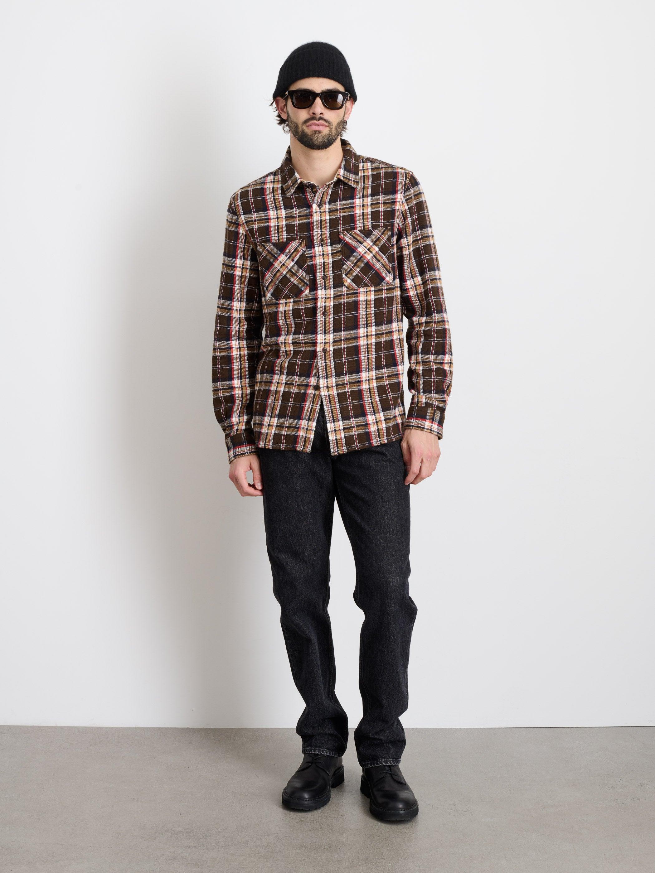 Chore Shirt In Vintage Wash Flannel Male Product Image