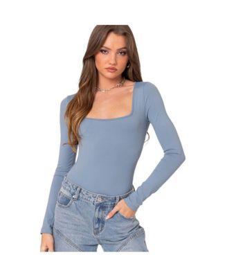 Womens Joanna square neck bodysuit Product Image