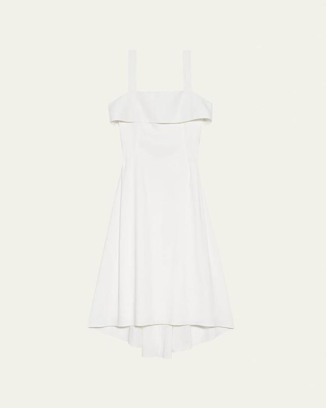 Womens Linen-Blend Midi-Dress Product Image