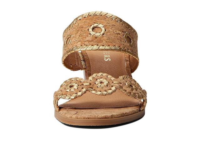 Jack Rogers Caroline Mid Heel Cork (Natural Cork Women's Shoes Product Image