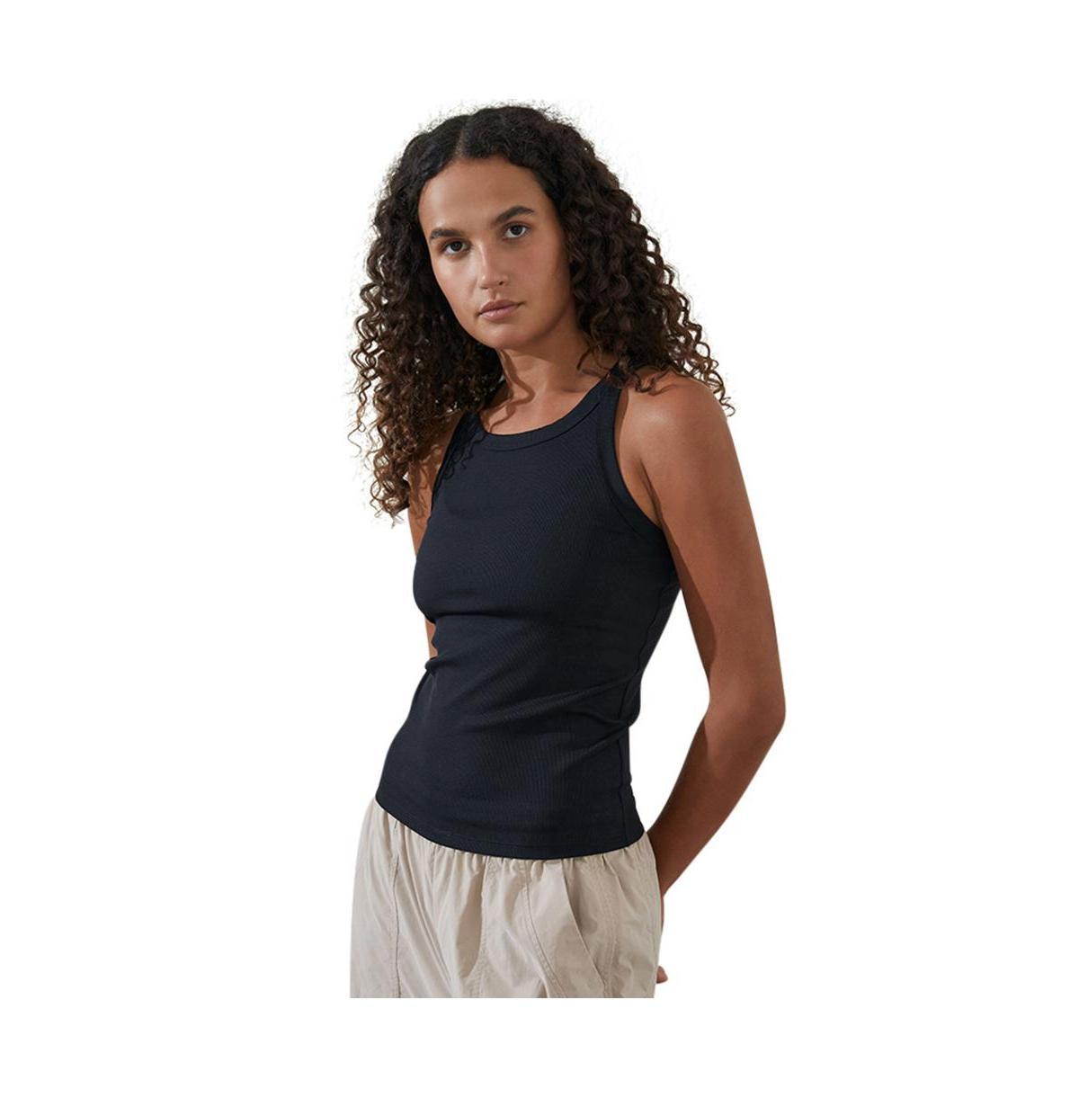 Cotton On Womens Active Rib Thin Racer Tank Product Image